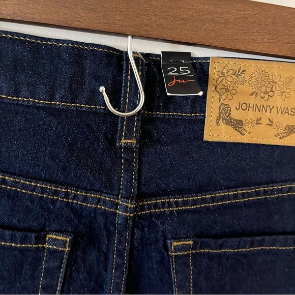 Johnny Was Marseille Baby Boot Cut Jeans Dark Wash sz 25 NWT - Picture 12 of 16